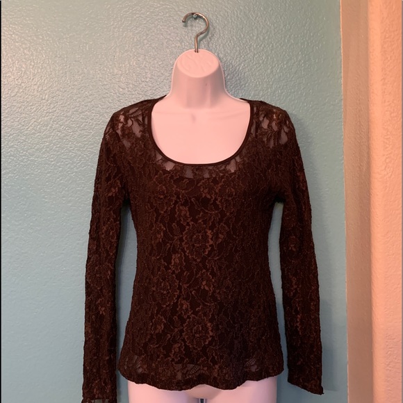 Ann Taylor Loft Lace Top - Picture 1 of 7